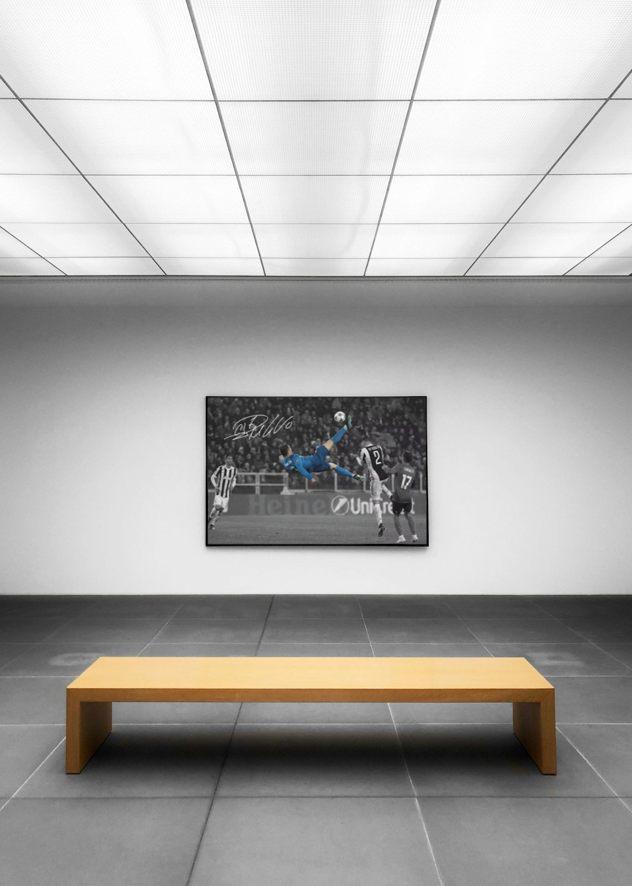 CRISTIANO RONALDO DOUBLE KICK CANVAS POSTER