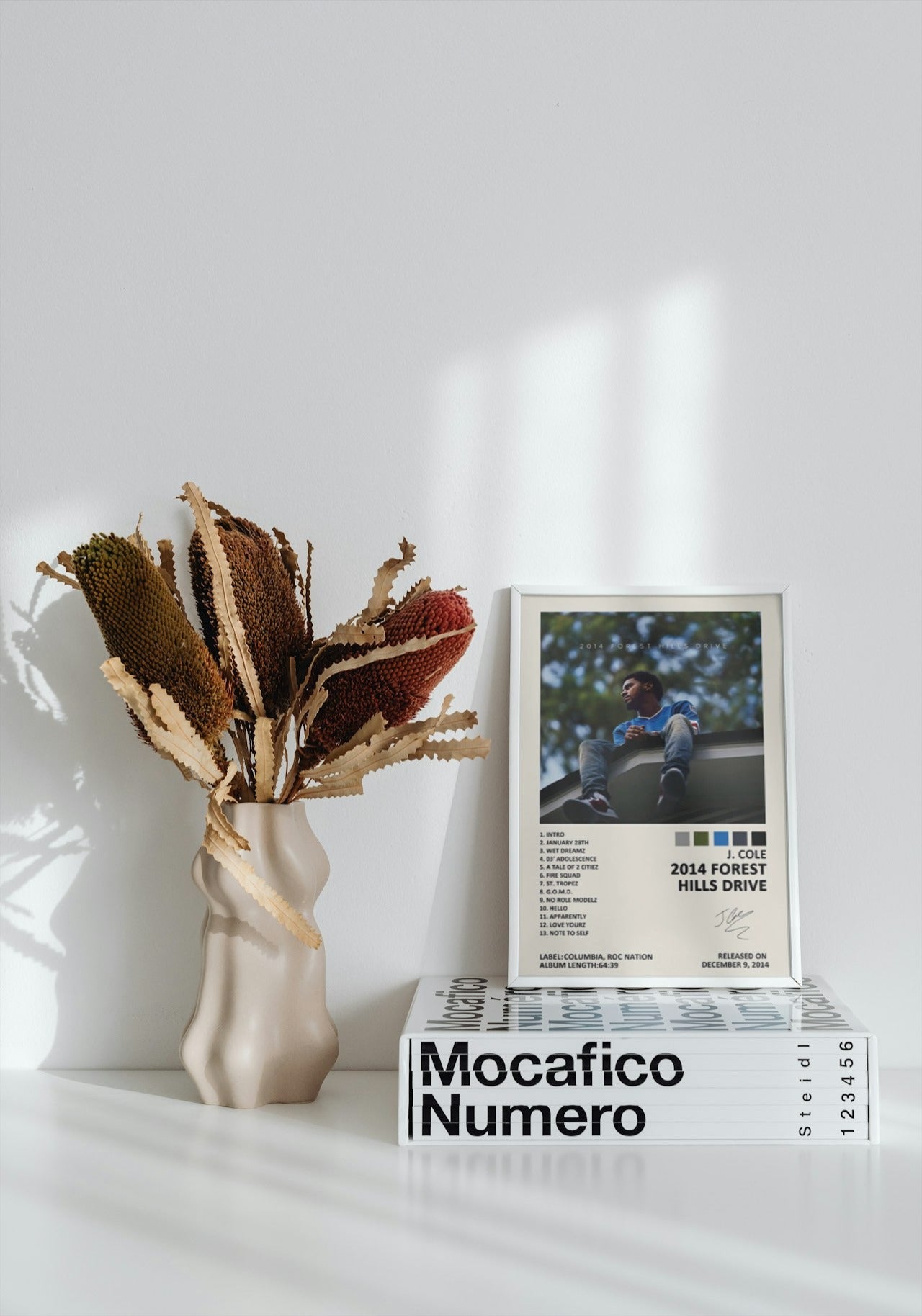 J COLE " 2014 FOREST HILLS DRIVE " CANVAS POSTER