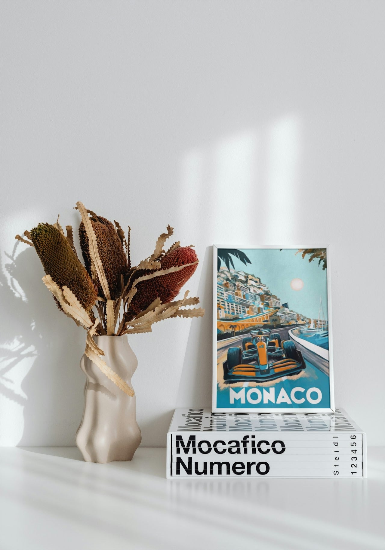 MONACO F1 CANVAS POSTER