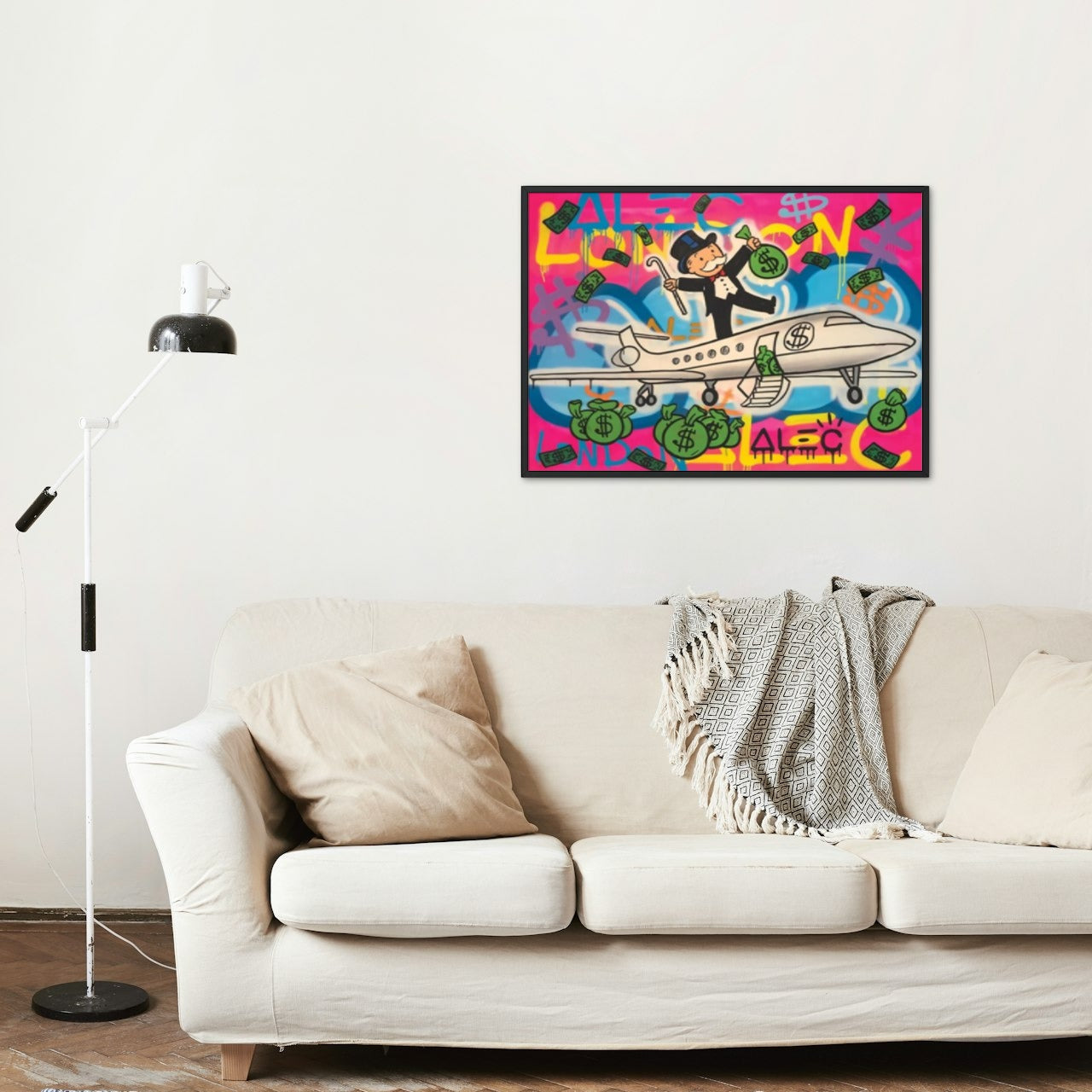 MONOPOLY AIRLINE CANVAS POSTER