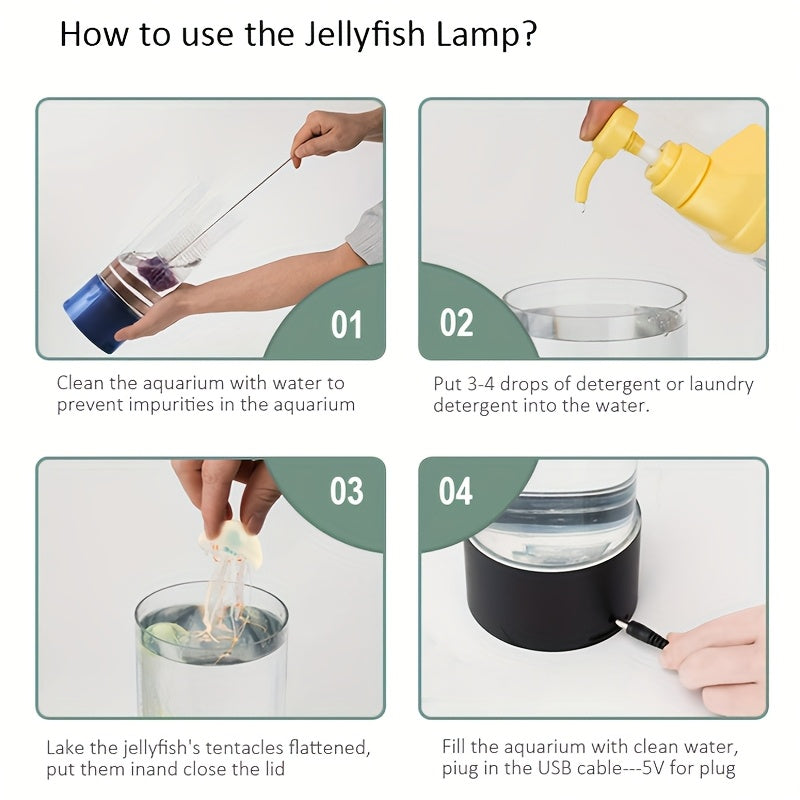 Tnessential Jellyfish Lamp 3D Decor