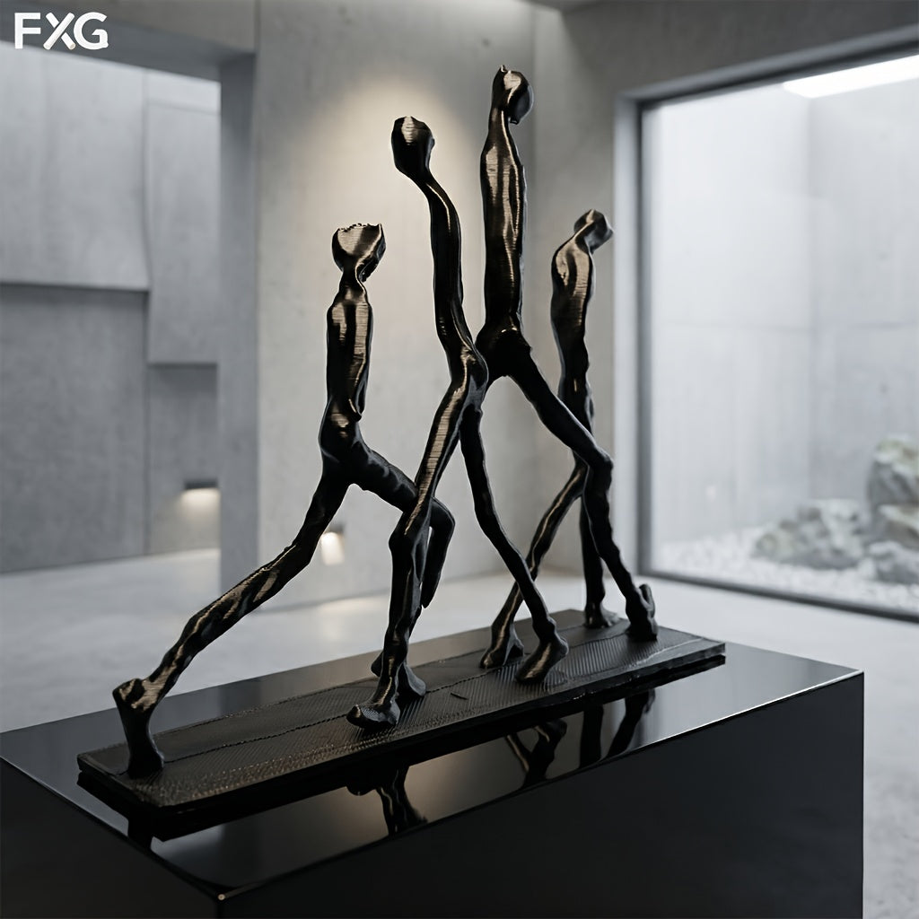 Tnessential J BIRD Abstract Walking Figure Statue 3D Decor