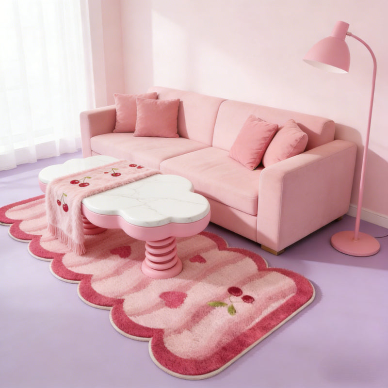 PINK IRREGULAR 8 RUG view 2