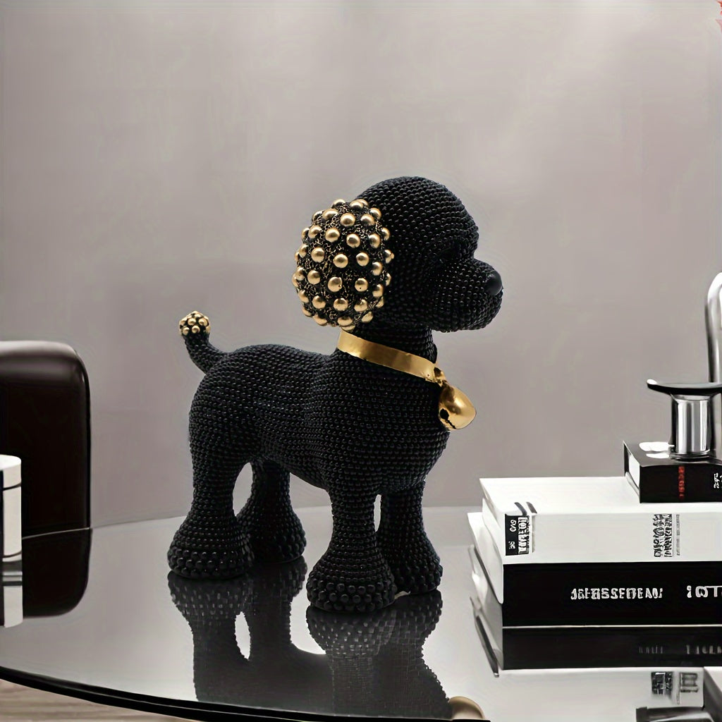 Tnessential Collectible Figurines Modern Luxury Teddy with Creative 3D Decor