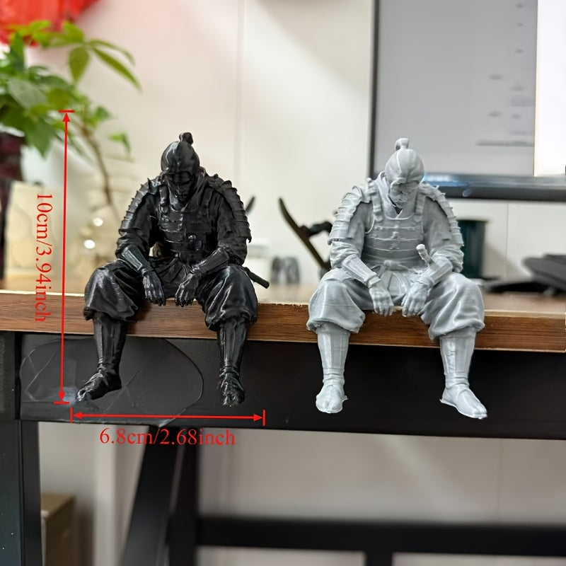 Tnessential Creative Samurai Sitting Ornament 3D Decor