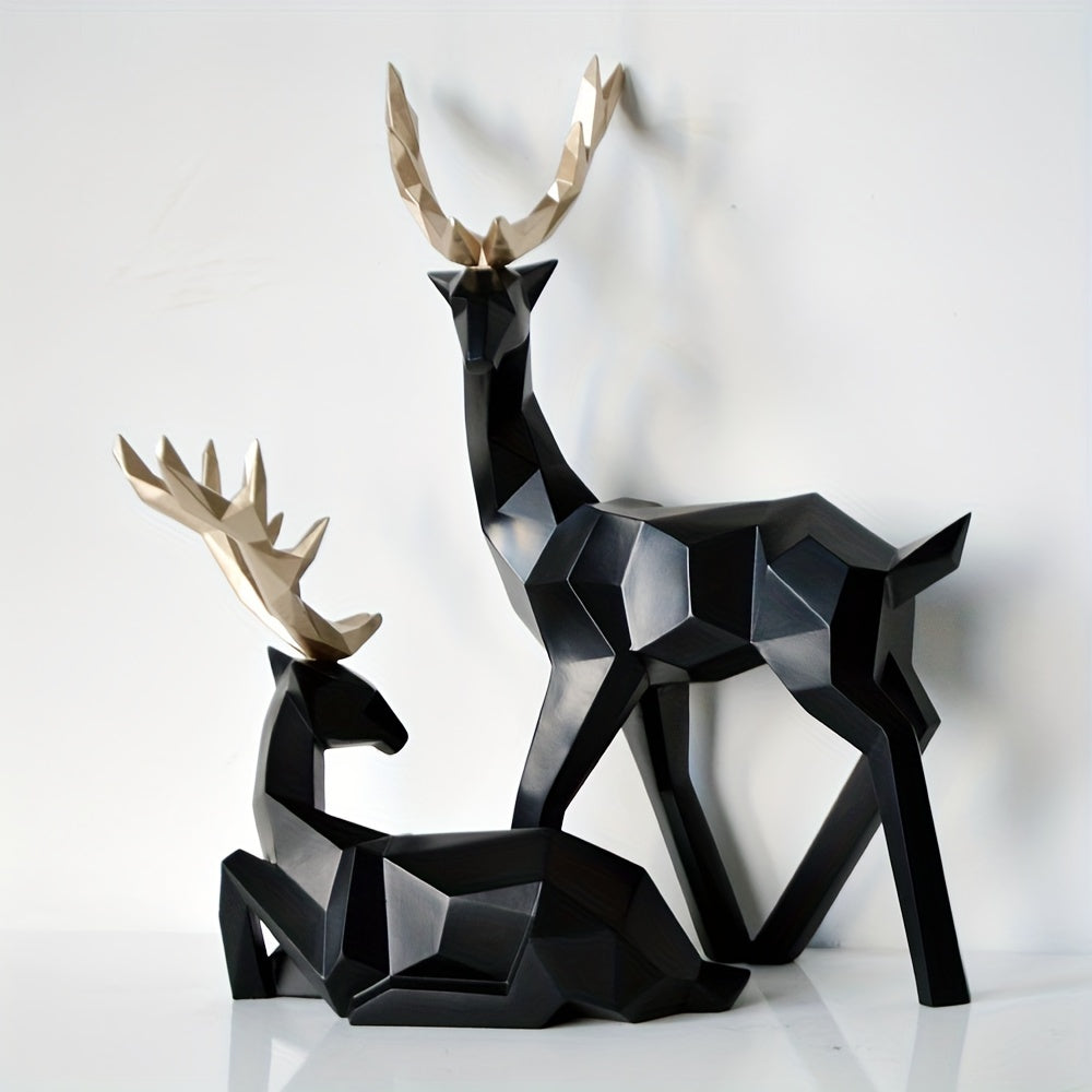 Tnessential Reindeer Statue Ornaments 3D Decor