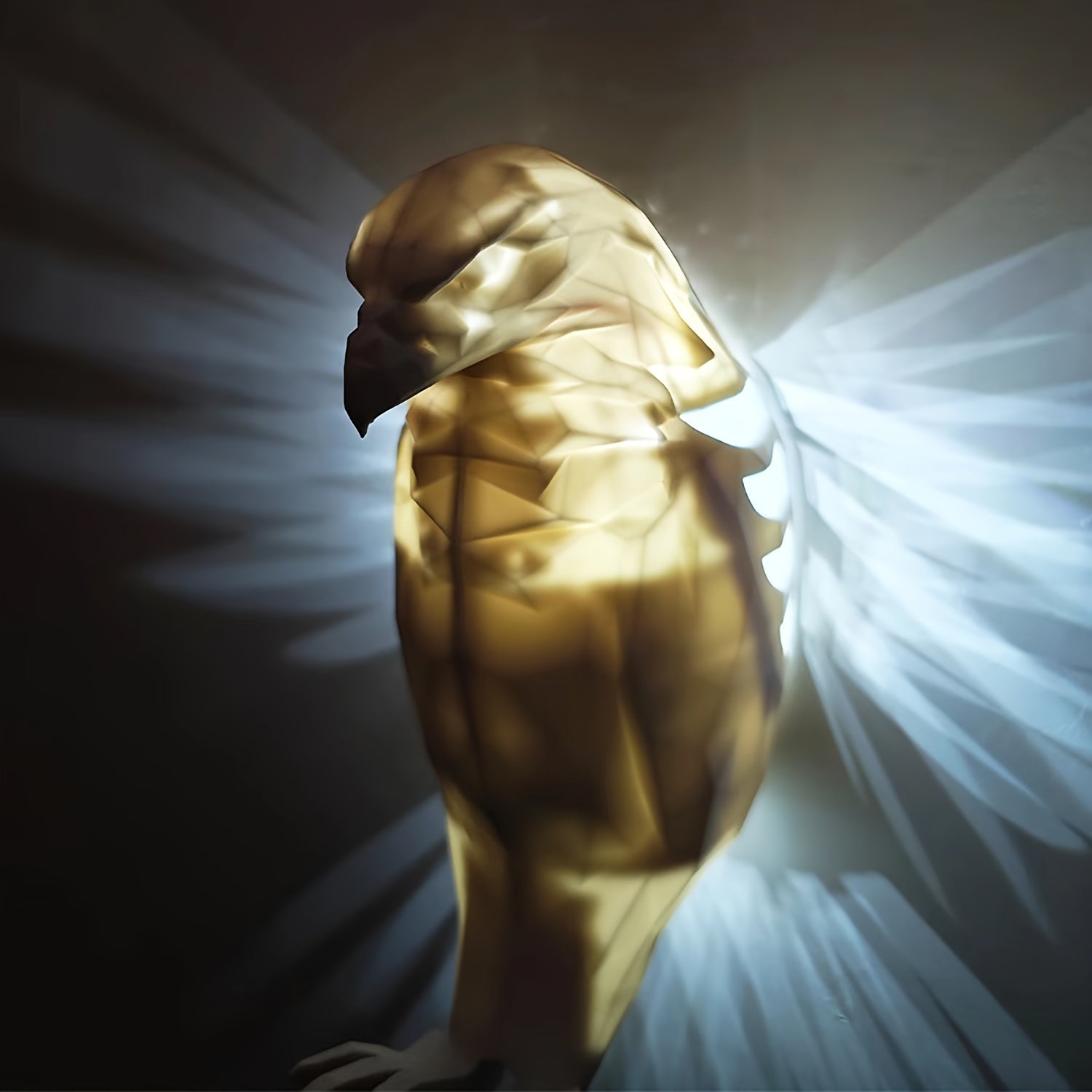 Tnessential Printed Eagle Wall Lamp 3D Decor