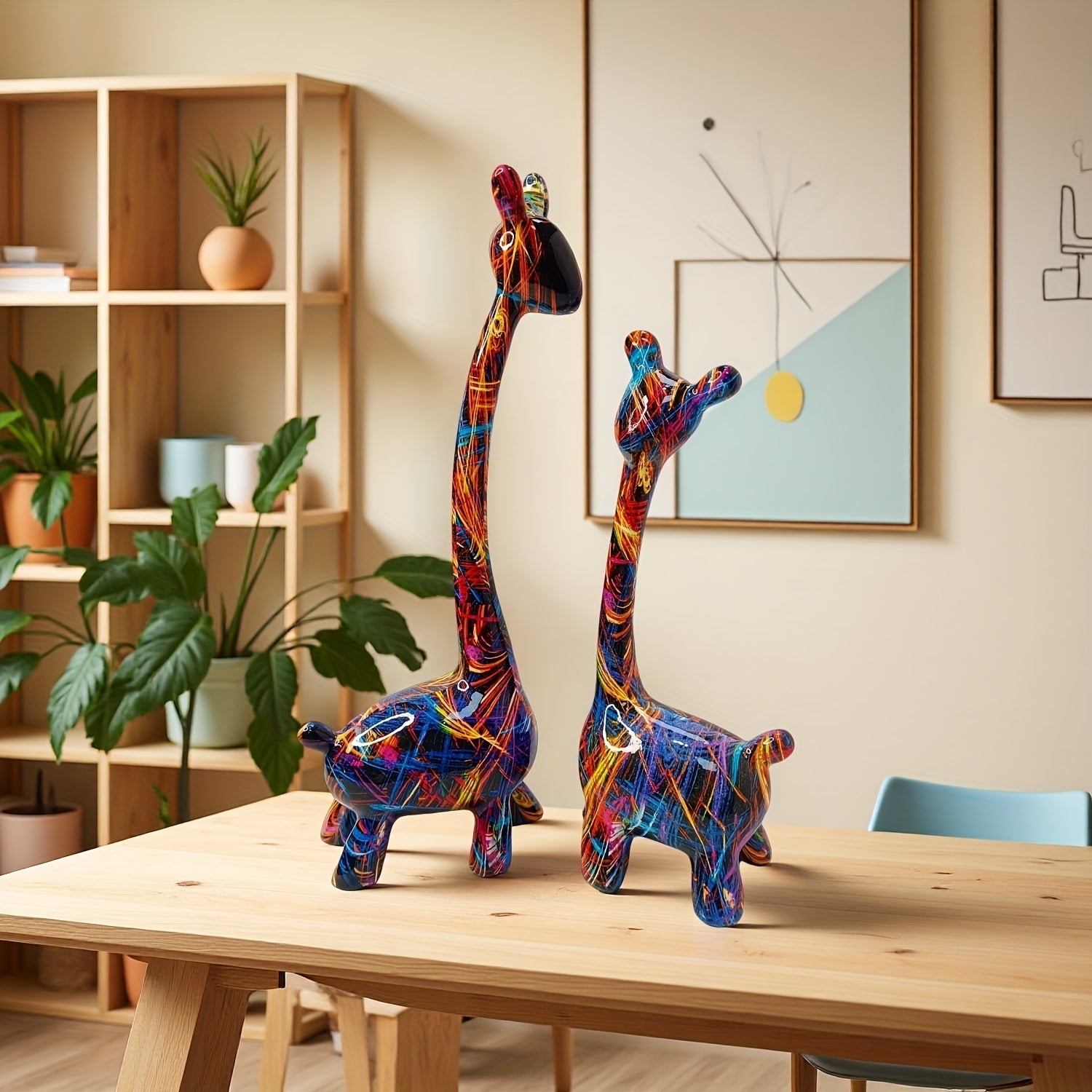 Tnessential Collectible Figurines 2pcs 3D Decor