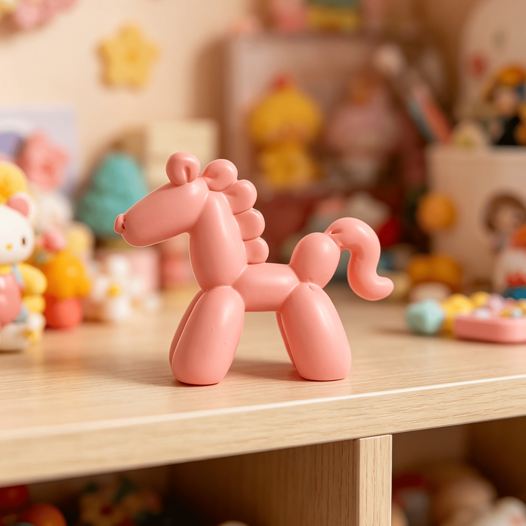 Tnessential Balloon Horse Resin Figurine Statue 3D Decor