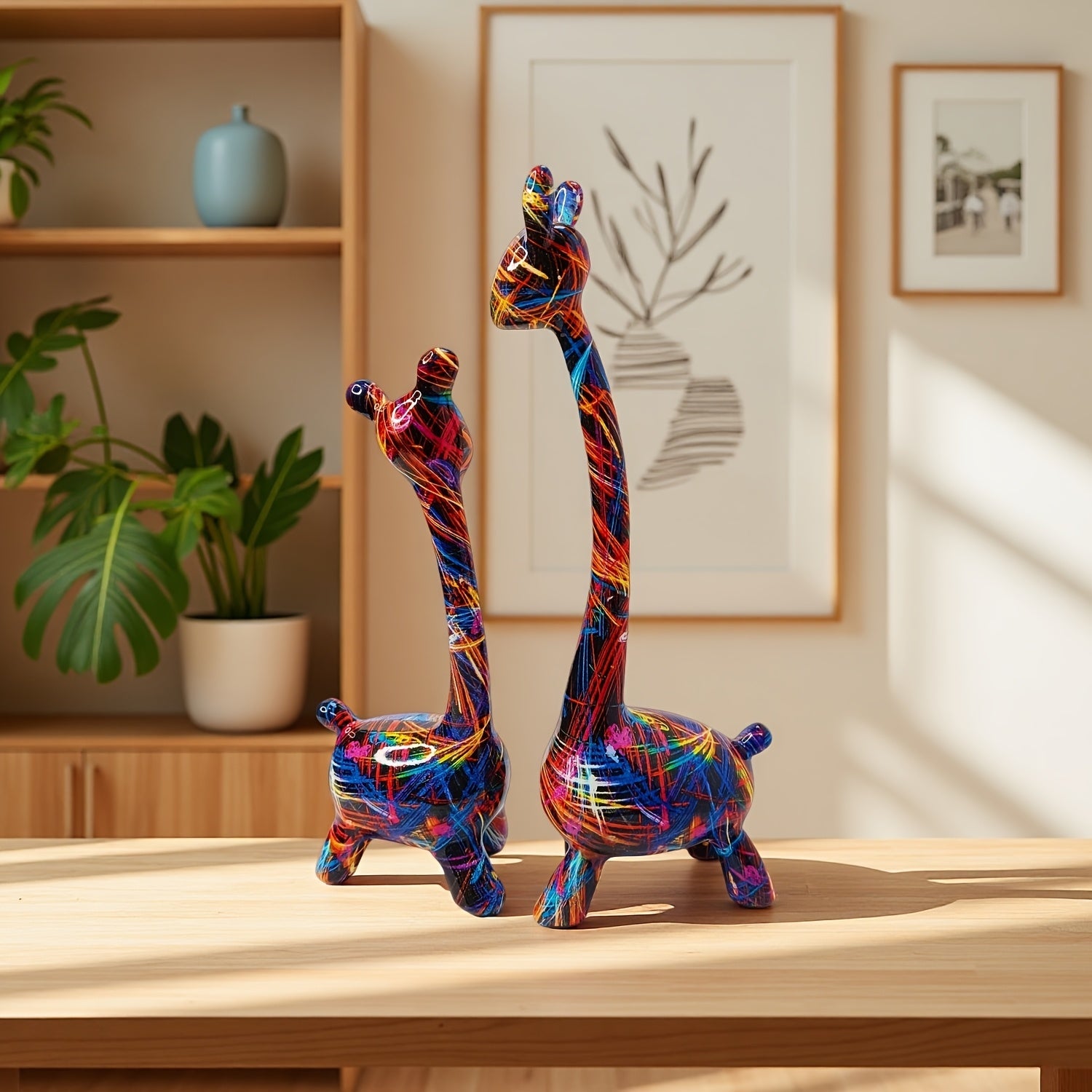 Tnessential Collectible Figurines 2pcs 3D Decor