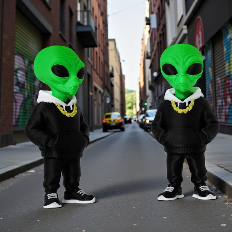 Tnessential Printed Alien Decorative Ornament 3D Decor
