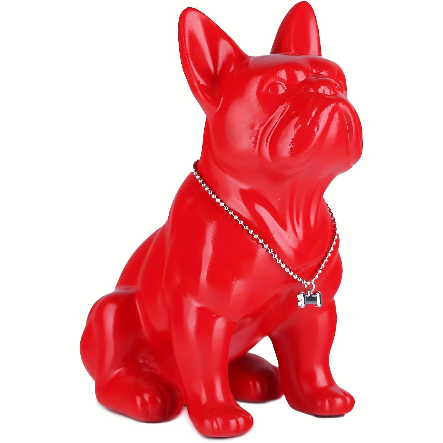 Tnessential Resin Bulldog Statues 3D Decor