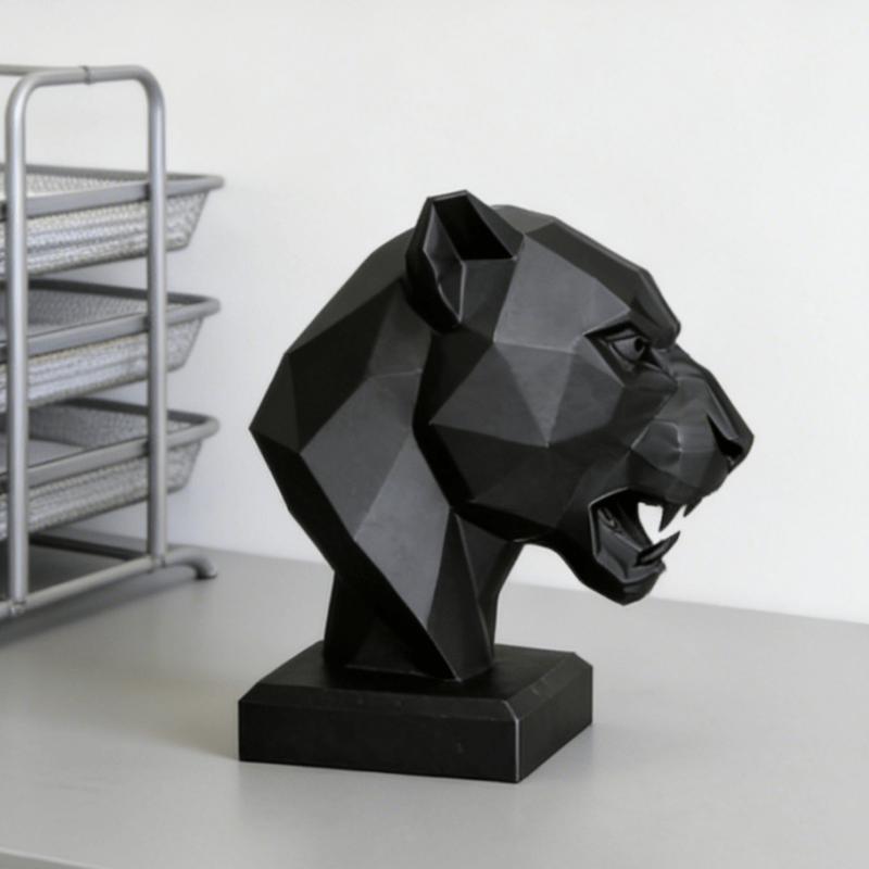 Tnessential Minimalist Geometric Cheetah Ornament 3D Decor