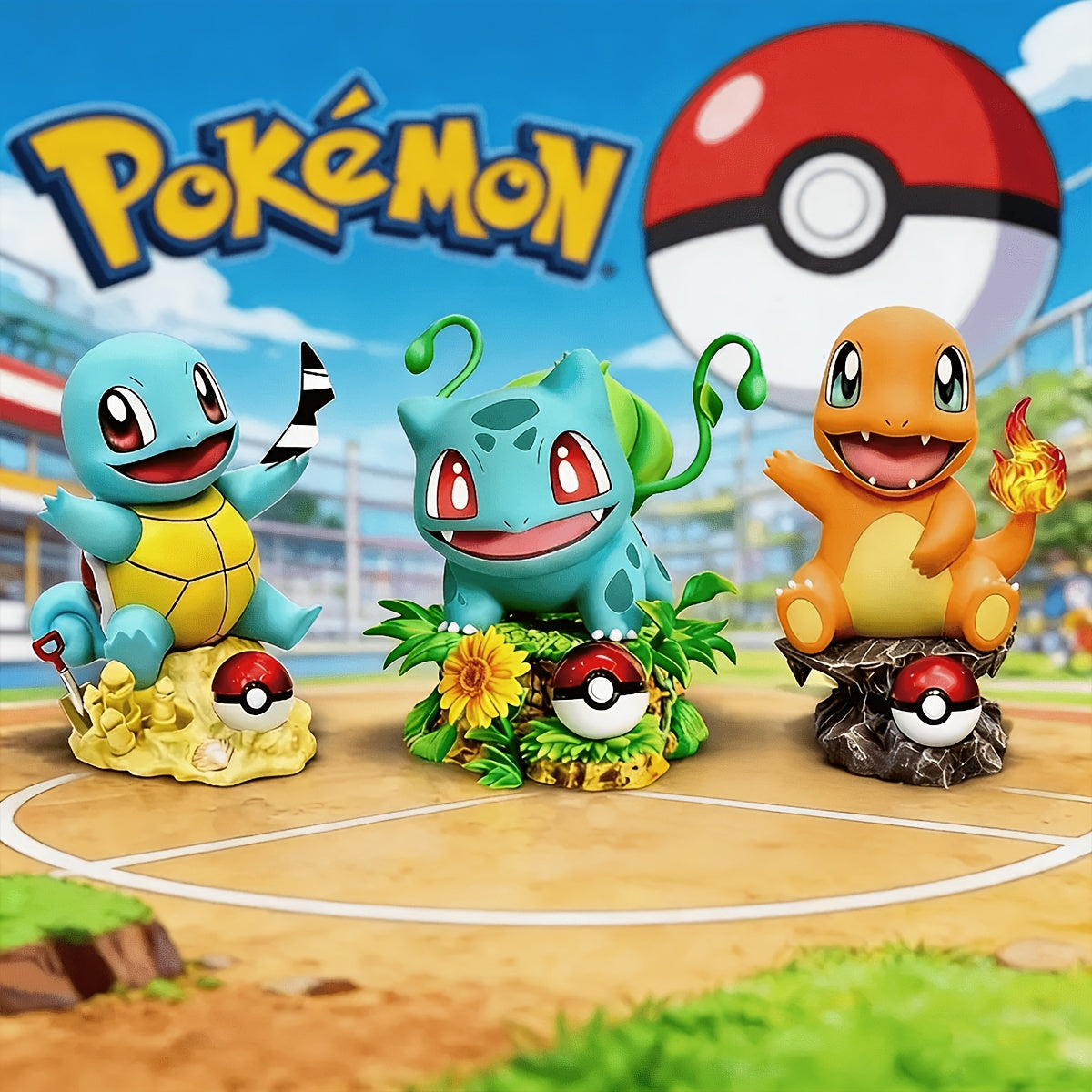 Tnessential Cm\u002f3.93in Anime Bulbasaur Figure Collectible Model 3D Decor