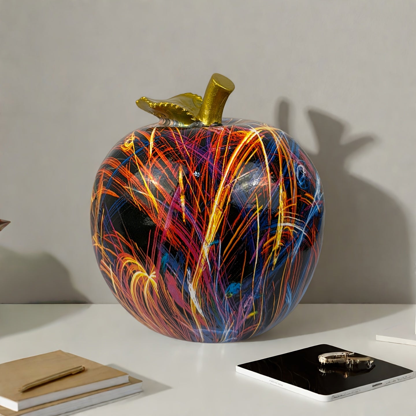 Tnessential Graffiti Art Apple Ornament 3D Decor