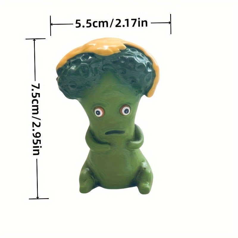 Tnessential Whimsical Grumpy Carrot Figurine 3D Decor