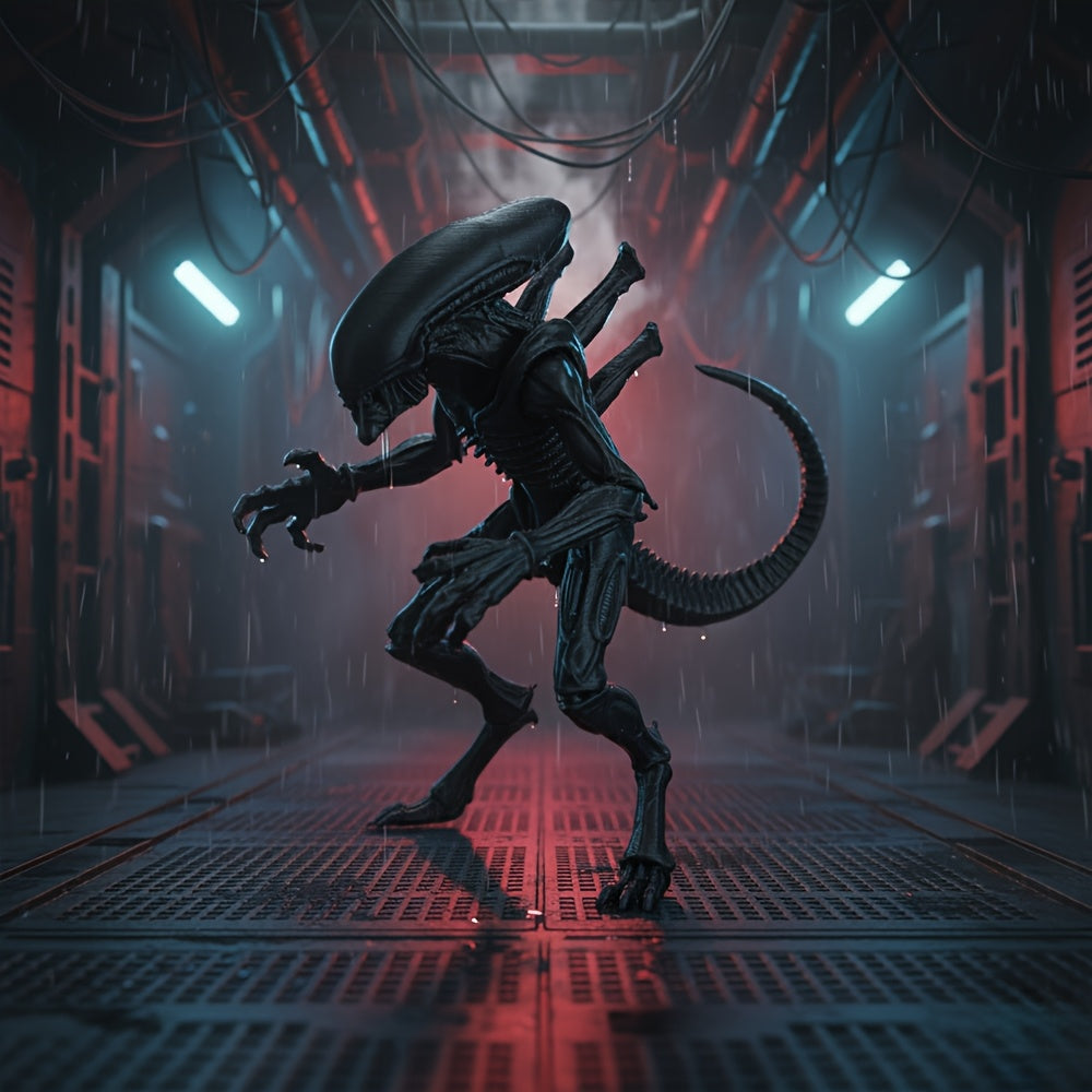 Tnessential Collectible Figurines Featuring Sci-fi Alien Statues 3D Decor