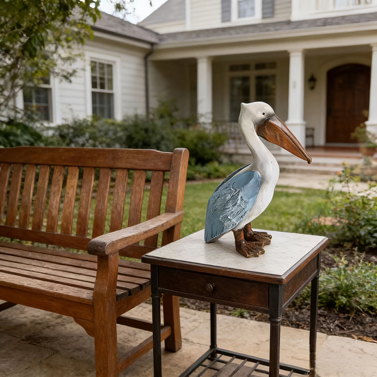 Tnessential Resin Decorative Piece Shaped Like a Pelican 3D Decor
