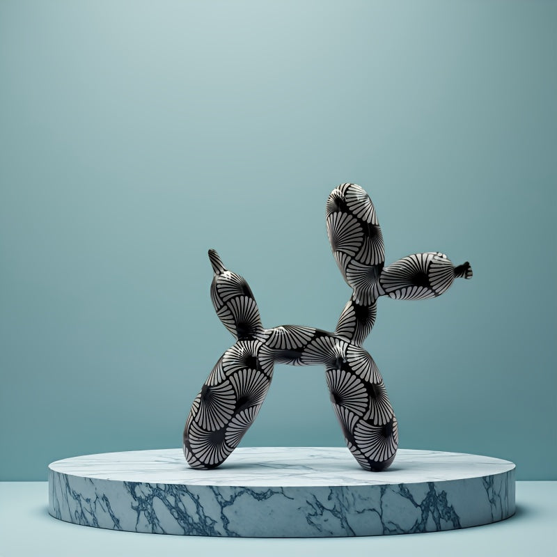 Tnessential Charming Balloon Dog Sculpture 3D Decor
