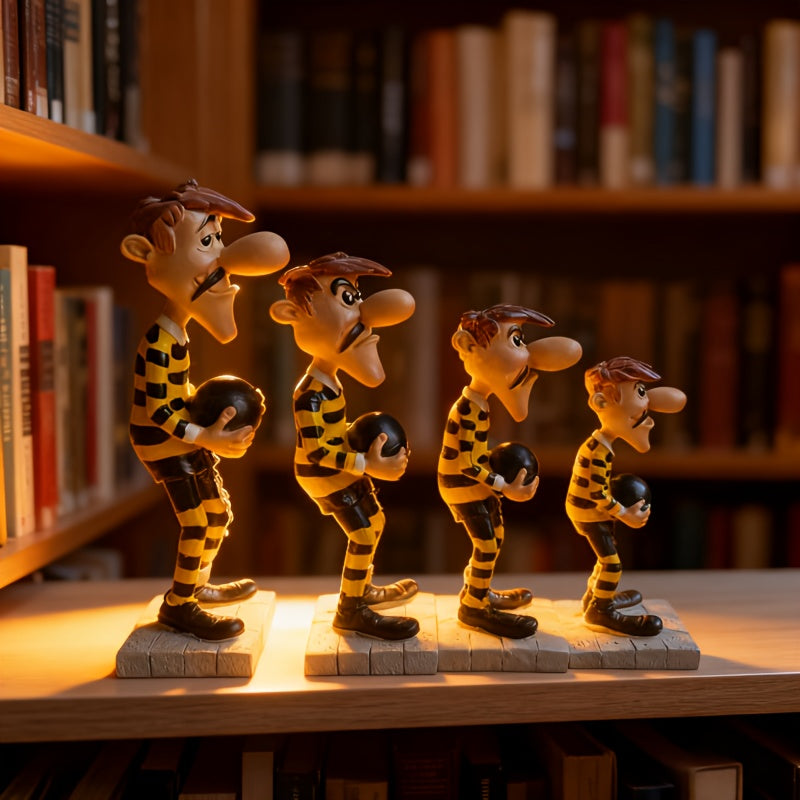Tnessential Dalton Brothers Statue 4pcs Set 3D Decor