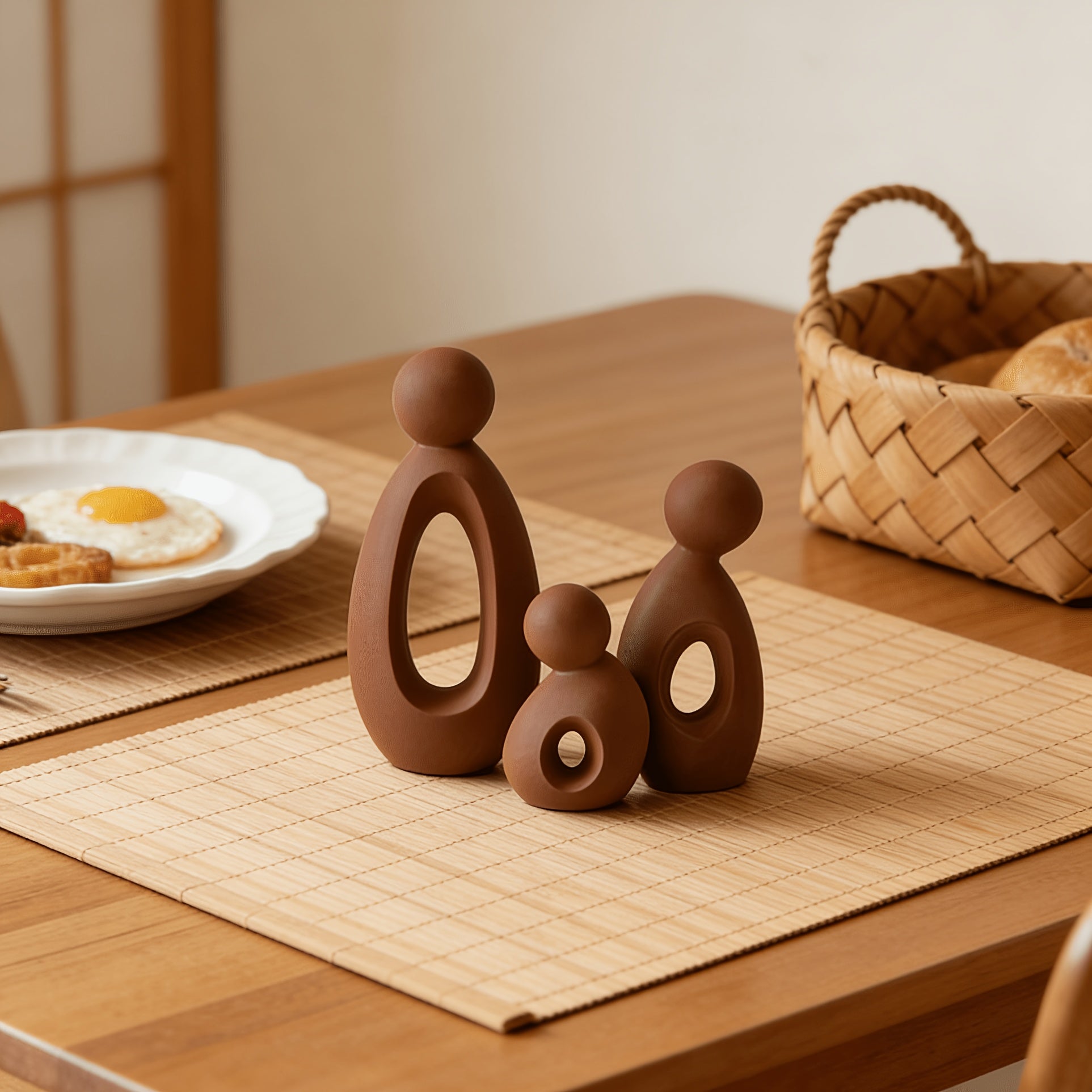 Tnessential Minimalist Modern Abstract Plastic Wall Sculptures & 3D Decor