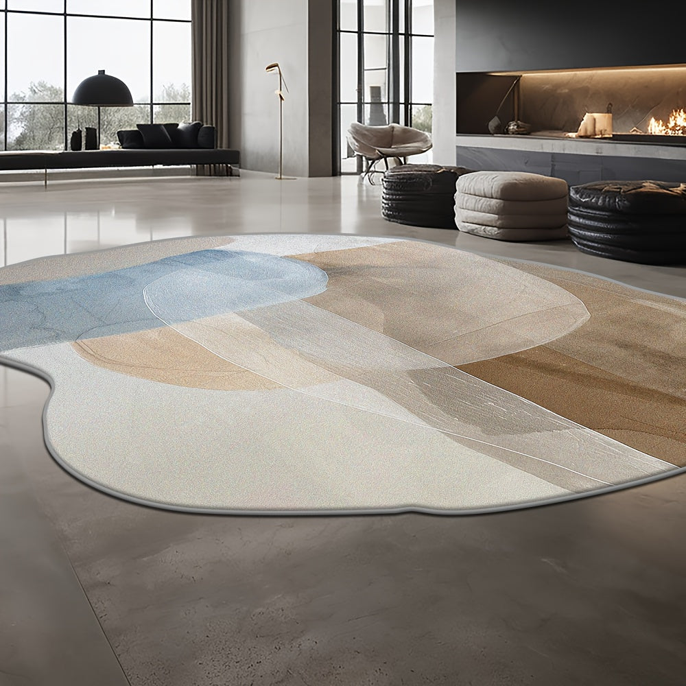 RED IRREGULAR RUG view 9