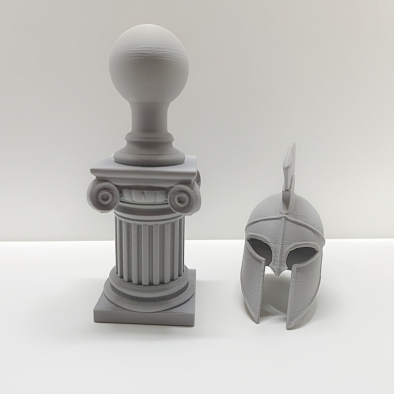 Tnessential Modern Abstract Art Spartan Warrior Sculpture Figurine 3D Decor