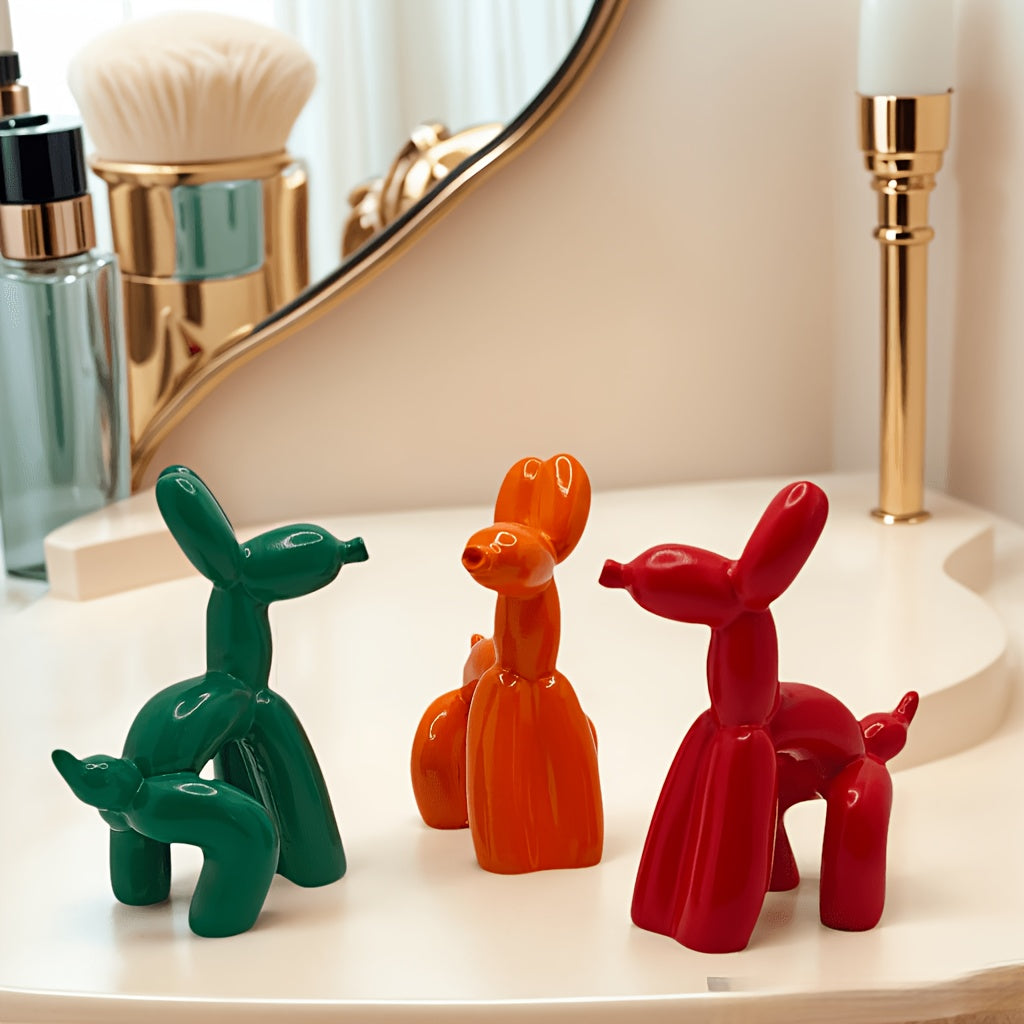 Tnessential Puppy Model Funny Action Ornament 3D Decor