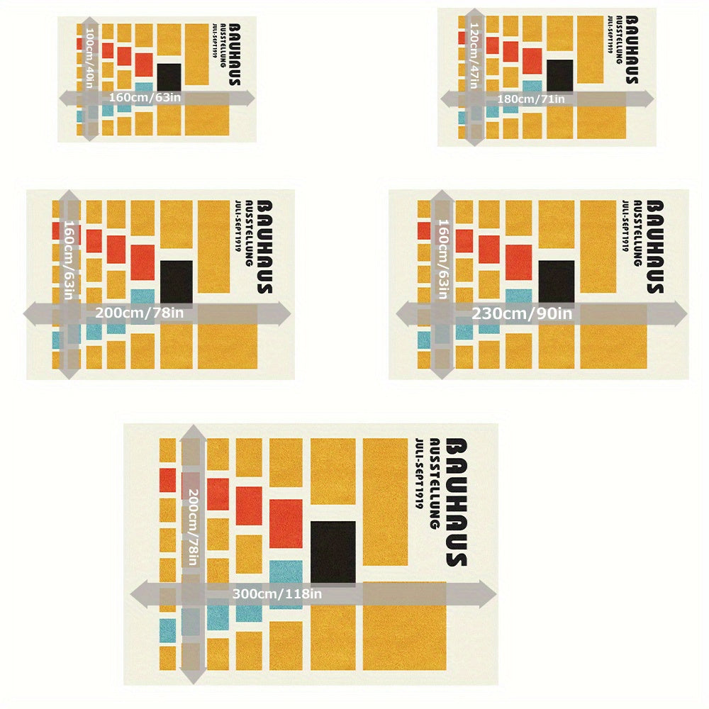 COLOR BLOCK RUG view 3