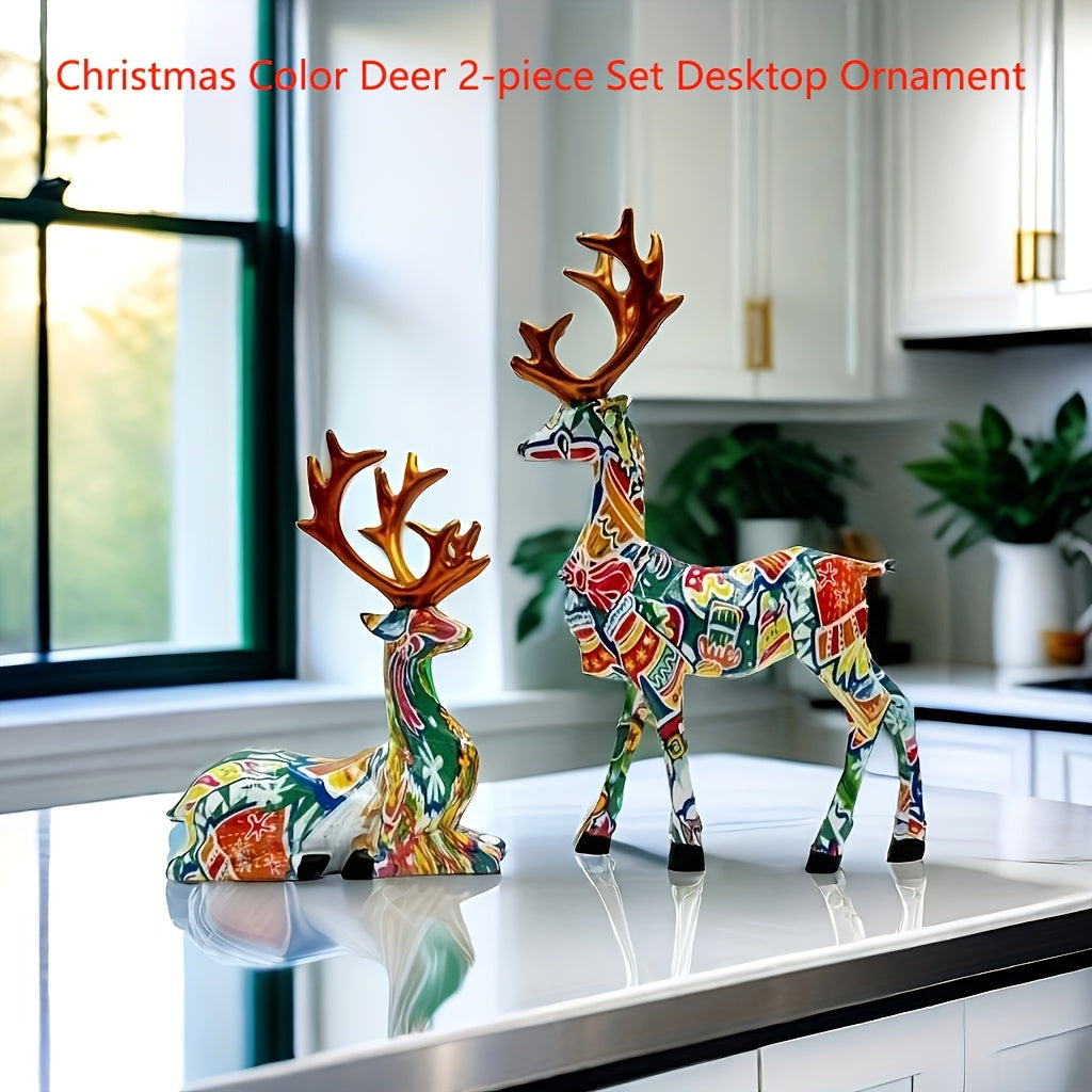 Tnessential U002fset of Reindeer 3D Decor