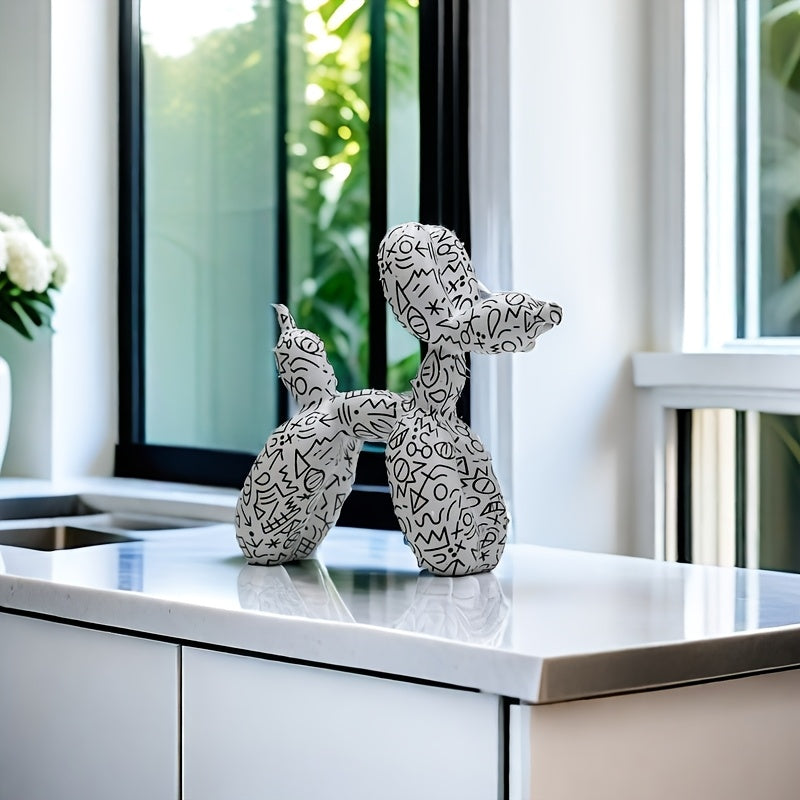 Tnessential Chic Balloon Dog Sculpture 3D Decor