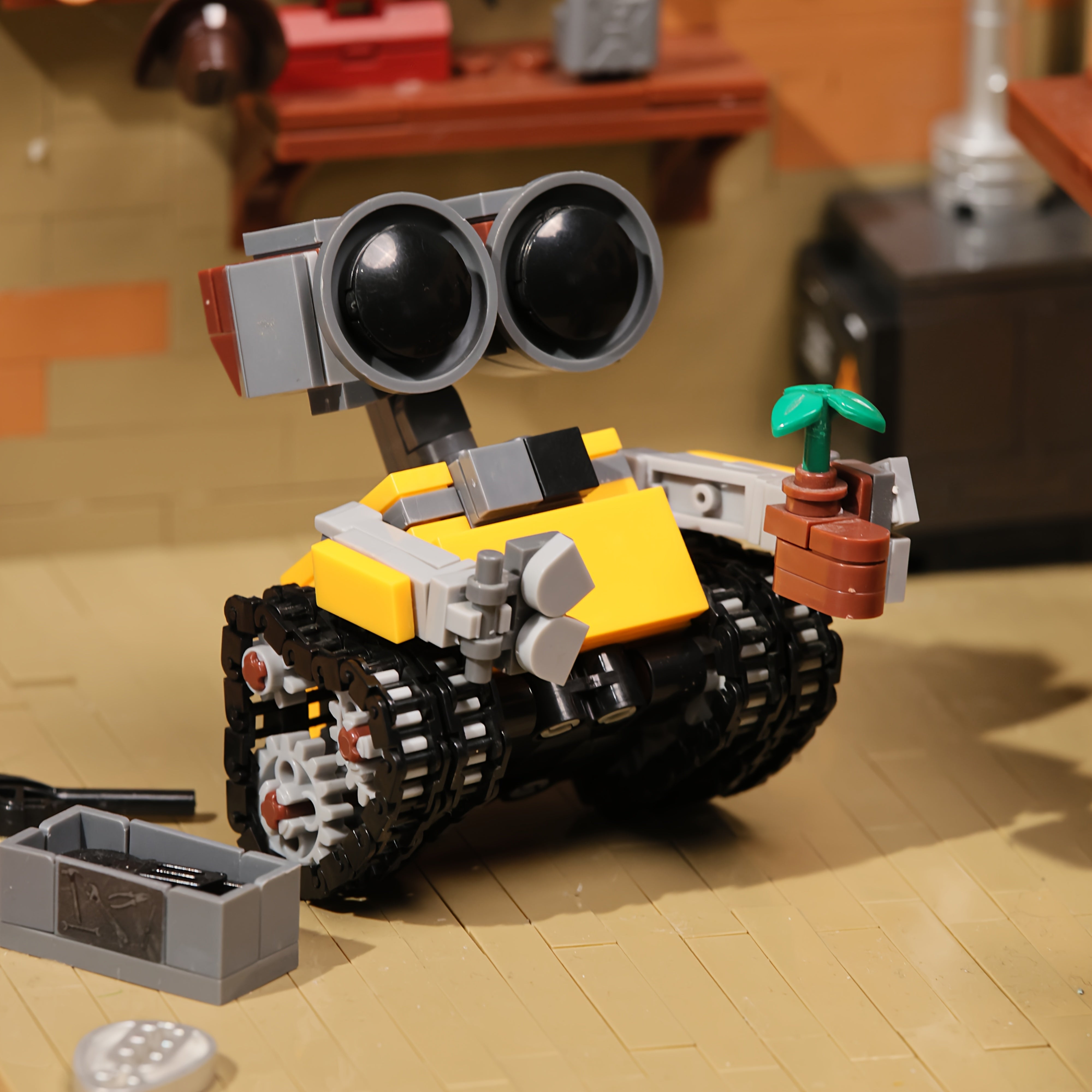 Tnessential WALL-E Robot Building Block Model Set 3D Decor