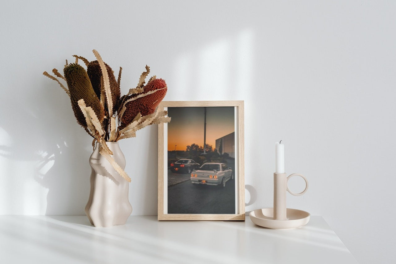AESTHETIC NISSAN GTR JDM CAR CANVAS POSTER