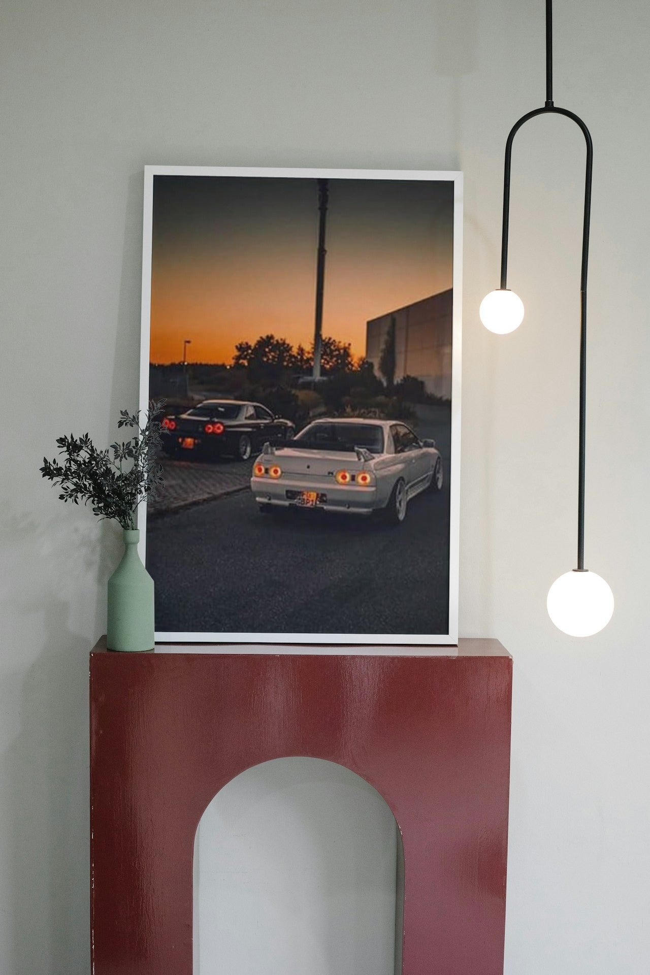 AESTHETIC NISSAN GTR JDM CAR CANVAS POSTER