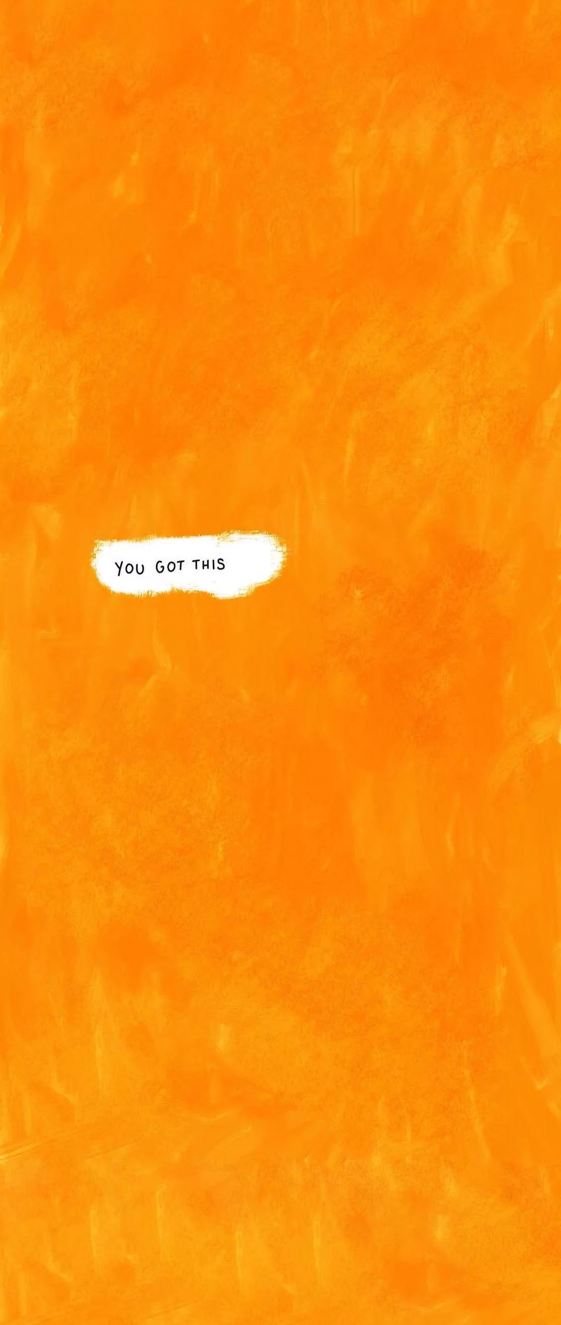 ORANGE AESTHETIC INSPIRATIONAL QUOTE CANVAS POSTER