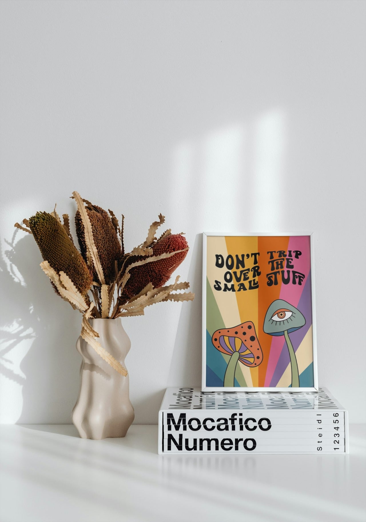 DON'T TRIP OVER SMALL STUFF FUNNY POSTER