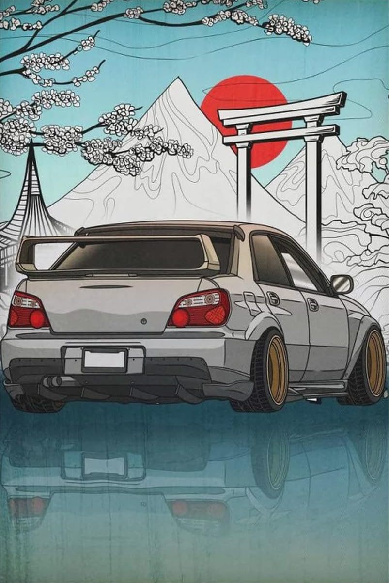 JDM CAR CANVAS POSTER