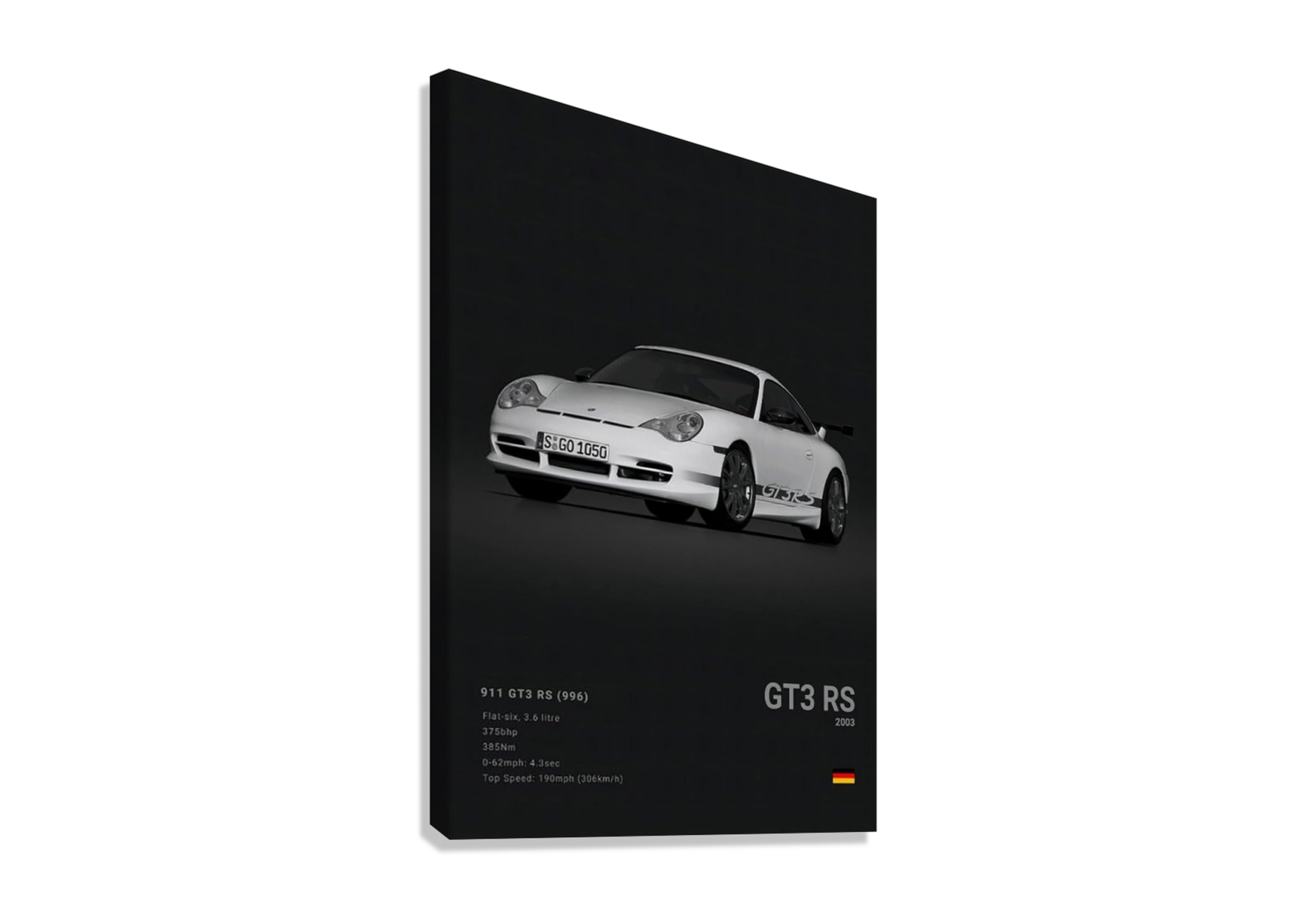 PORCHE GT3 RS 2003 CANVAS POSTER