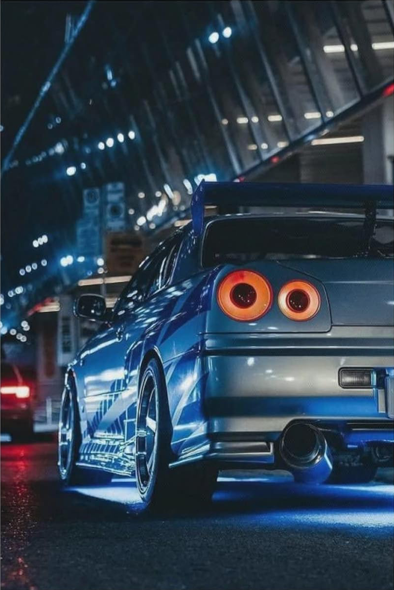 NISSAN GTR JDM CANVAS POSTER