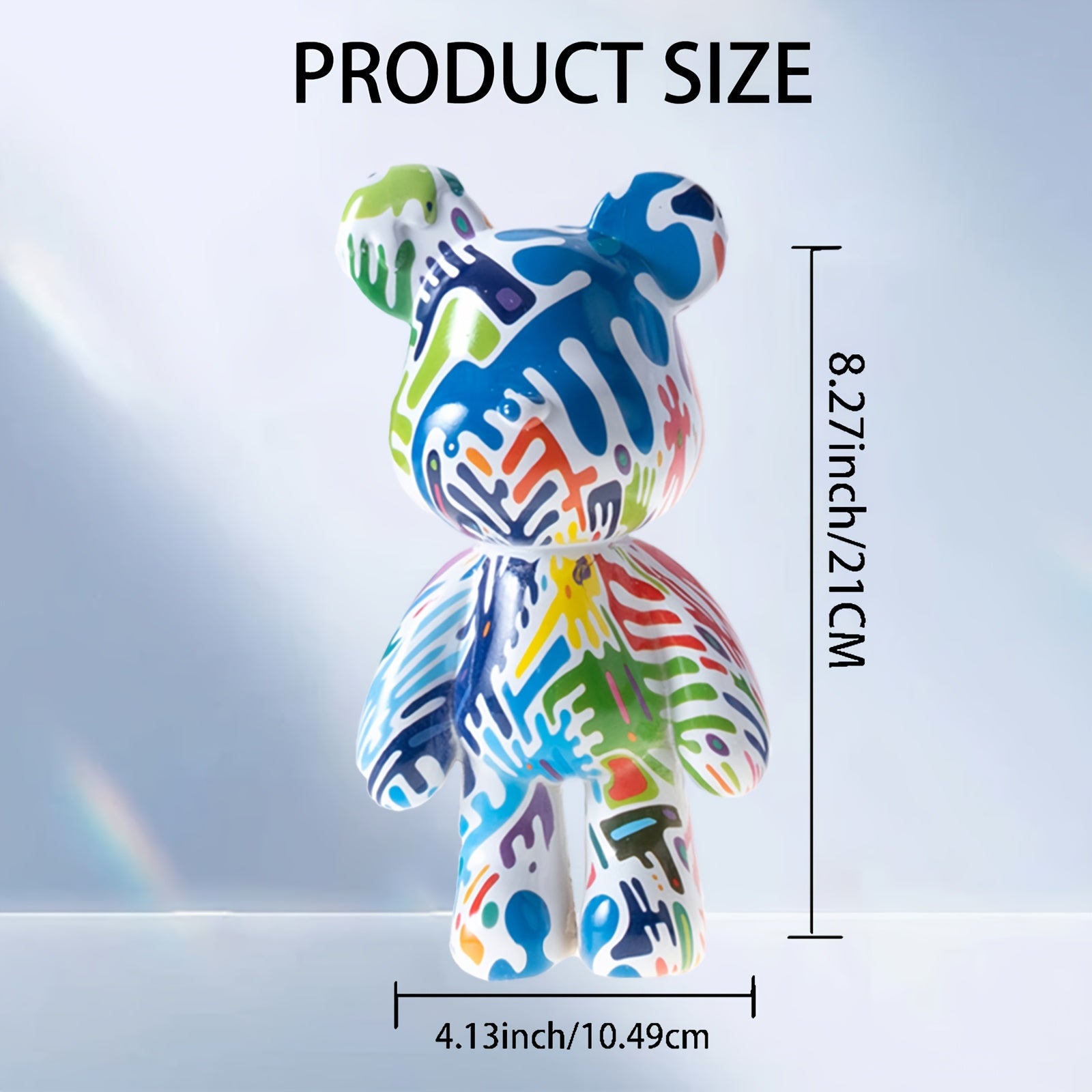Tnessential Bear Decorative Resin Sculpture Statue 3D Decor