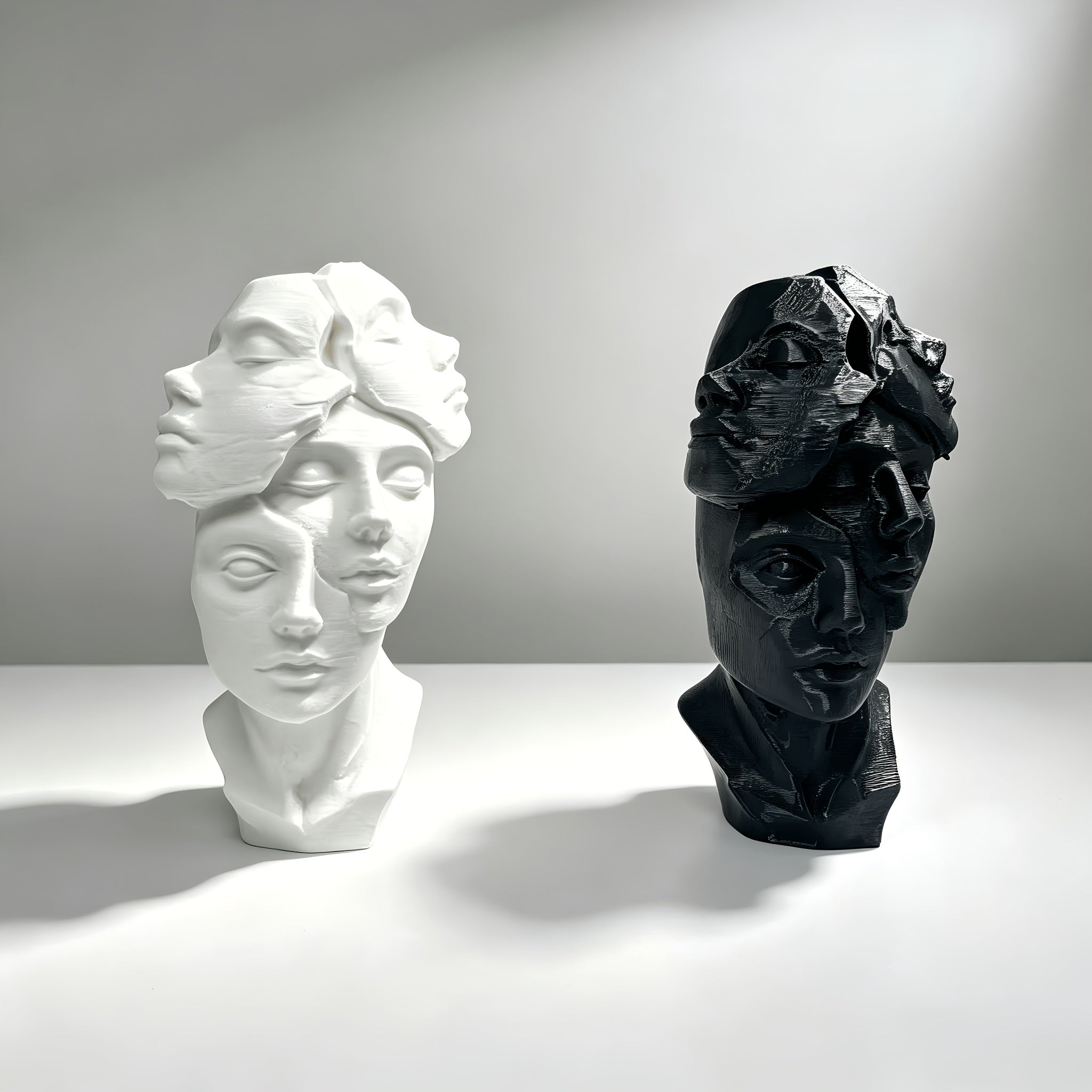 Tnessential Unique Multifaceted Abstract Art Sculpture 3D Decor