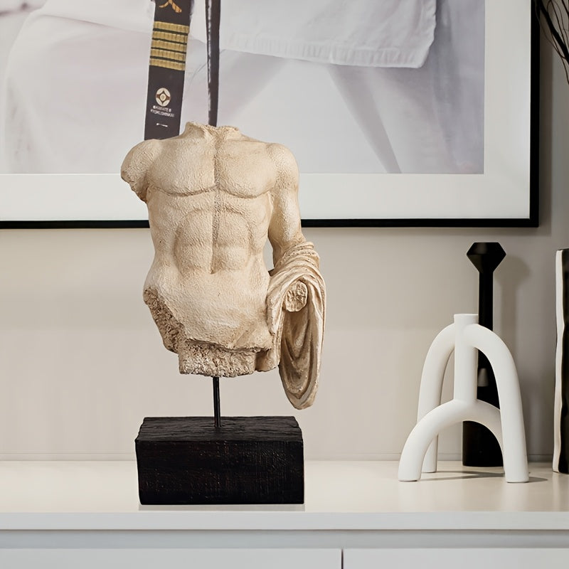Tnessential Inch Greek Roman Torso Sculpture 3D Decor