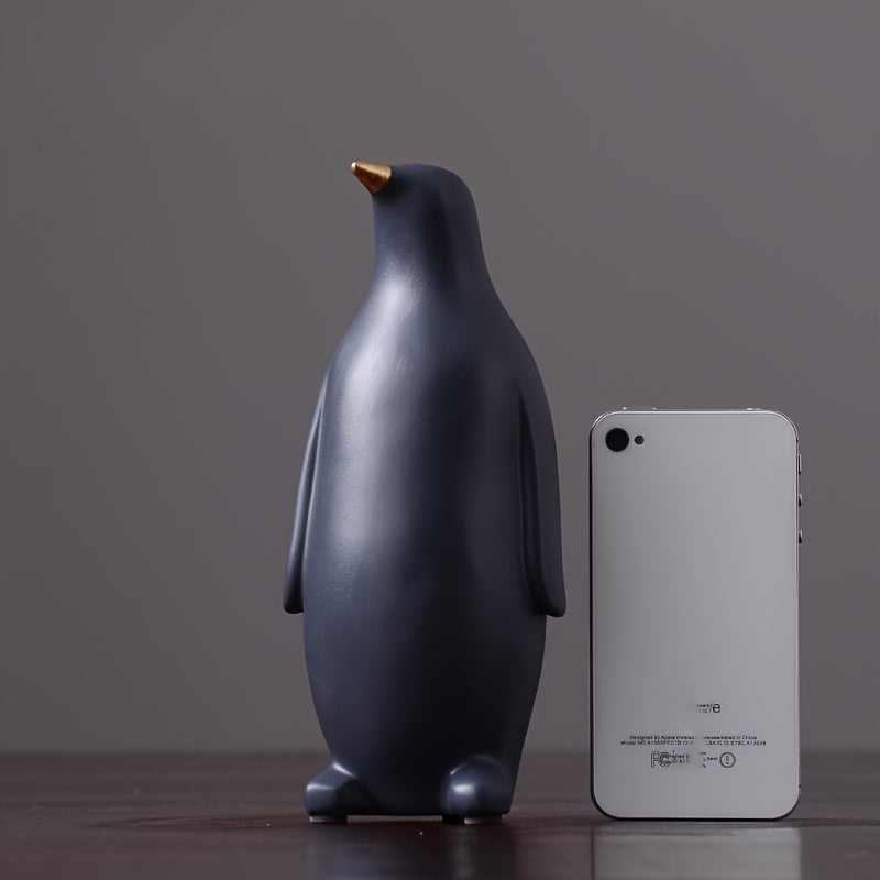 Tnessential Penguin Resin Decorative Figurine for 3D Decor