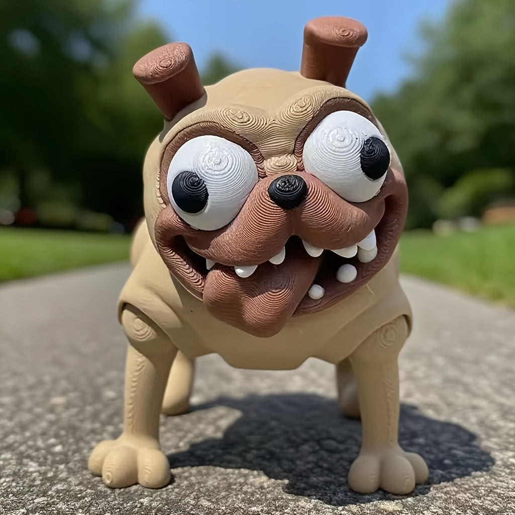 Tnessential Printed Naughty Dog Children's Toy 3D Decor