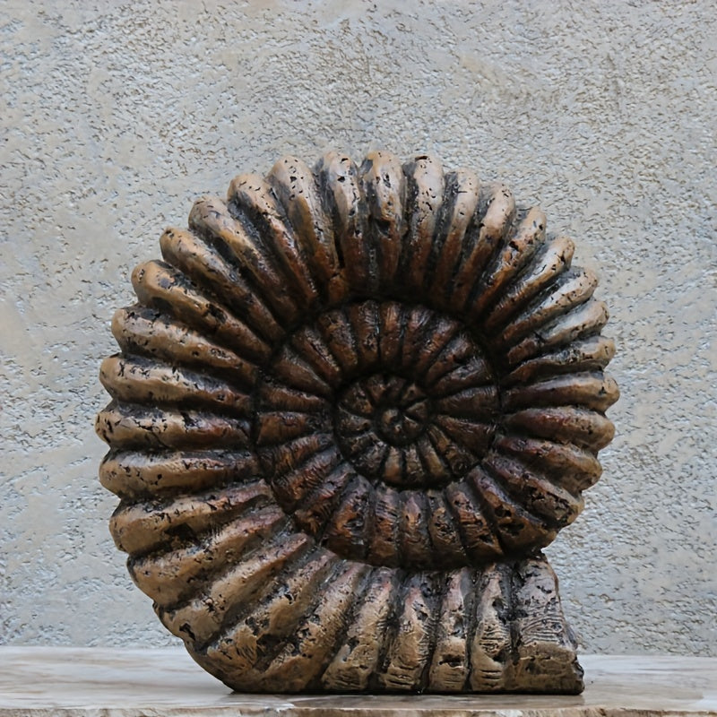 Tnessential Vintage Nordic-inspired Volcanic Rock Nautilus 3D Decor