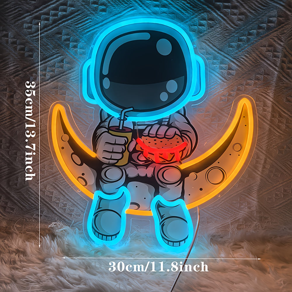 Tnessential Astronaut Neon Sign UV Printing More Realistic and Cool 3D Decor
