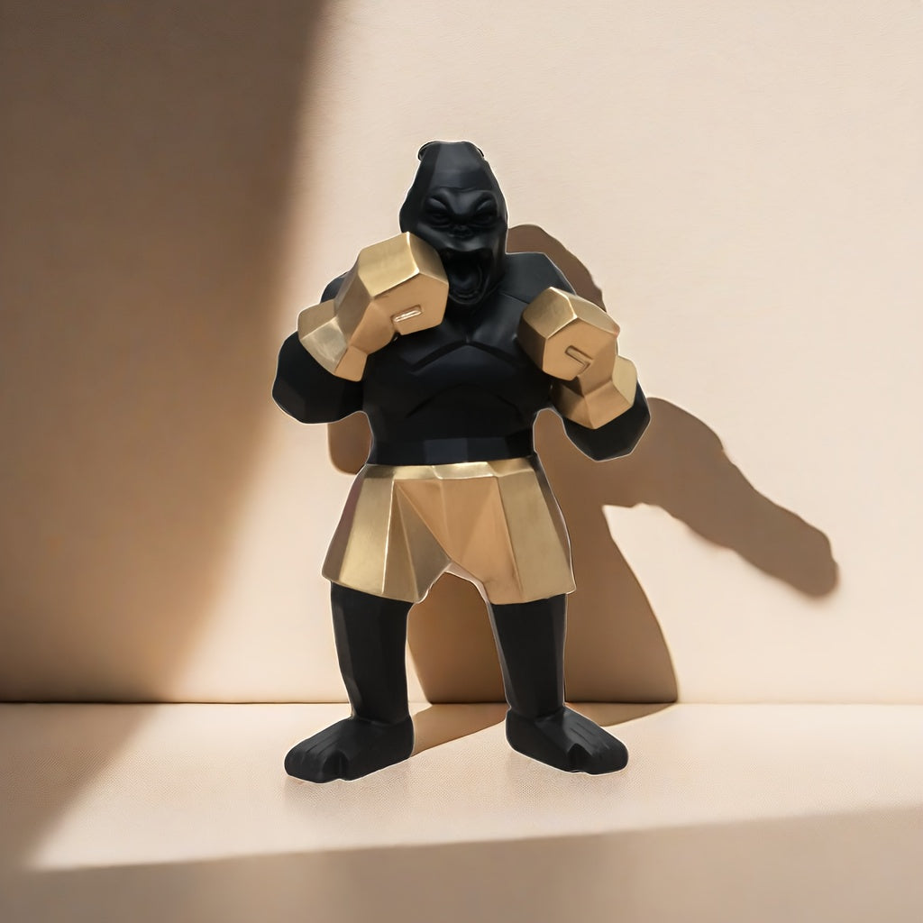 Tnessential Creative Gorilla Figurine 3D Decor