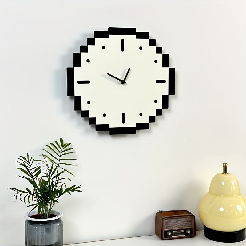 Tnessential Pixel Clock Ation 3D Decor