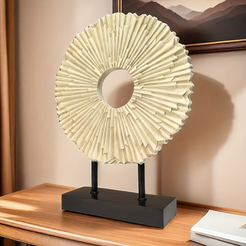 Tnessential Elegant Sunflower Resin Decoration 3D Decor