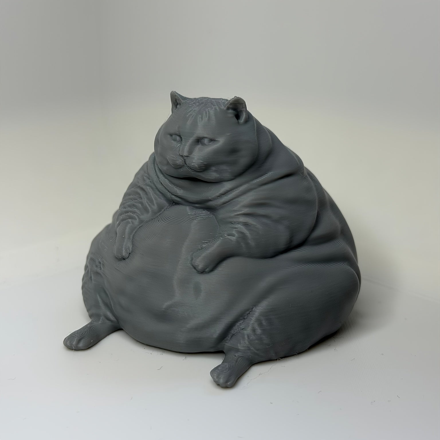 Tnessential Large Fat Cat a Useless Yet Necessary Statue Decoration 3D Decor